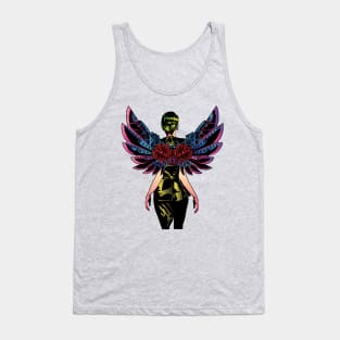 Steampunk Girl with Wings Tank Top